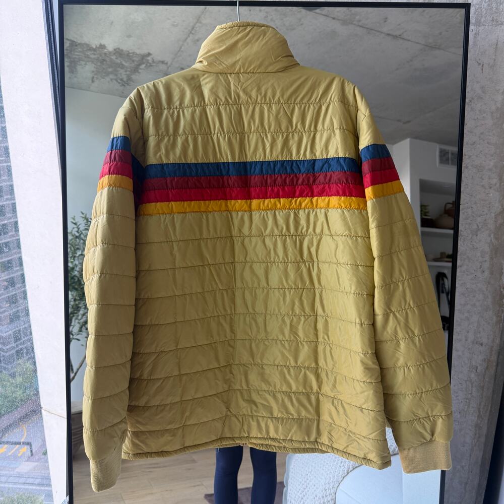 Aviator Nation 4 Stripe Rainbow Sleeve Jacket - Picture 3 of 5